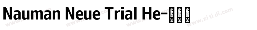 Nauman Neue Trial He字体转换